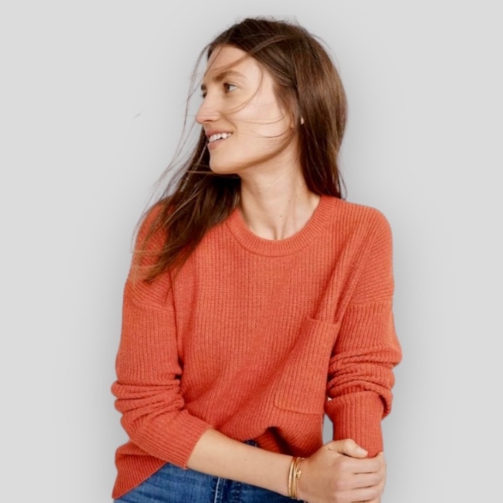 Madewell Thompson Pocket Pullover Sweater